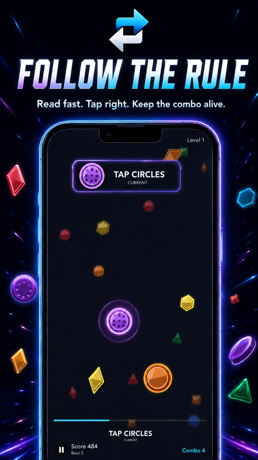 Follow the Rule gameplay campaign art